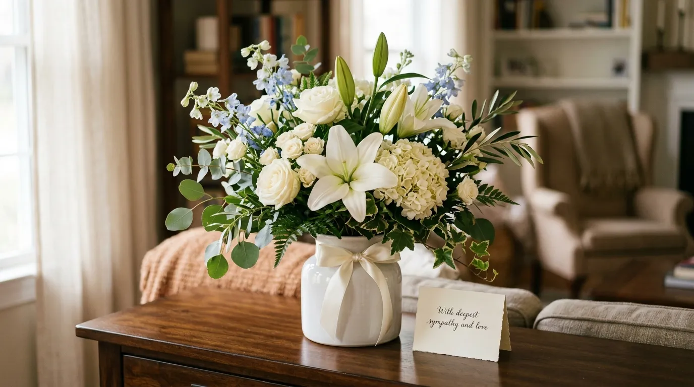 Sympathy flowers